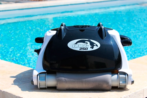 Robot ORCA 500 Aqualux fond paroi ligne d'eau de piscine jusqu'à 120m²